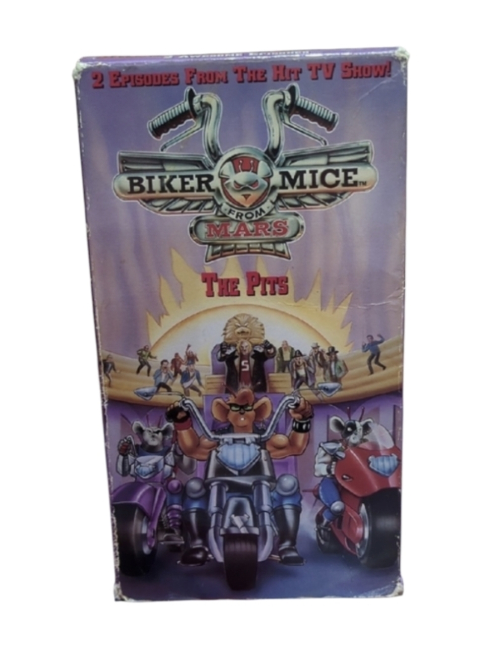 6/$15 Biker Mice from Mars – “The Pits” VHS (1994) 🐭🏍️ Vintage Cartoon Classic